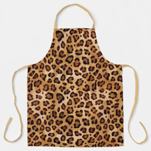 Rustic Texture Leopard Print Schort