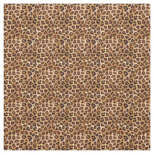 Rustic Texture Leopard Print Stof (Swatch)
