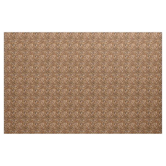 Rustic Texture Leopard Print Stof (Fat Quarter)