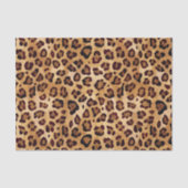 Rustic Texture Leopard Print Tissuepapier (Voorkant)