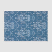 Rustic Texture Victoriaans ontkoppelingstkwestie Tissuepapier (Voorkant)