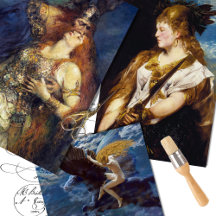 Rustic Texture  Viking Woman Man ontkoppeling