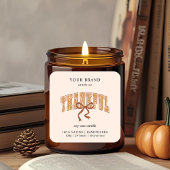 Rustic Thankful Candle Label | Custom