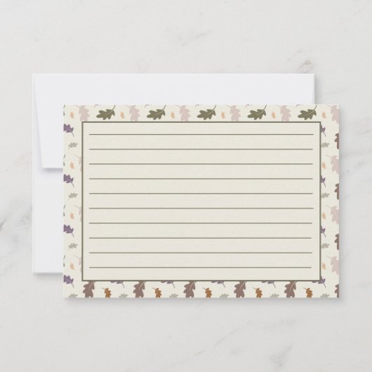 Rustic Thanksgiving najaar leest ontvangt (Achterkant)