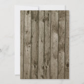 Rustic Three Photo Afstuderen Black Aankondiging (Achterkant)