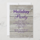 Rustic Tijd aan Drink Champagne Corporate Invite Kaart (Achterkant)