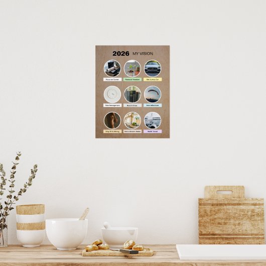 Rustic Timber 2026 Manifestatie Poster (Keuken)
