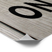 Rustic Time to Drink Champagne Holiday Poster (Hoek)