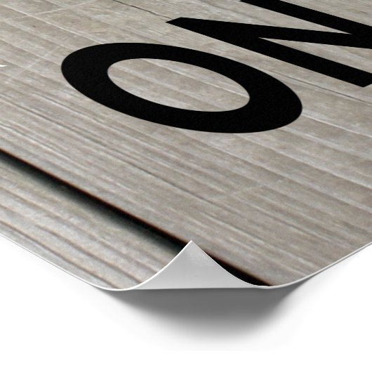 Rustic Time to Drink Champagne Holiday Poster (Hoek)