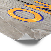 Rustic Time to Drink Champagne Poster (Hoek)