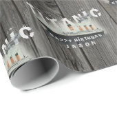 Rustic Titanic Wrapping Paper Cadeaupapier (Rol Hoek)