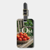 Rustic Tomato Basket Gardener Bagagelabel (Voorkant verticaal)