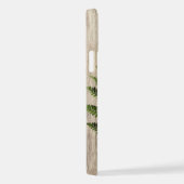 Rustic Torn Paper Wood Oil Paint Personalize Name iPhone Hoesje (Rechterkant)