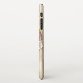 Rustic Torn Paper Wood Oil Paint Personalize Name iPhone Hoesje (Linkerkant)