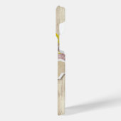 Rustic Torn Paper Wood Oil Paint Personalize Name iPhone Hoesje (Linkerkant)