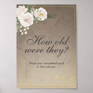 Rustic Travel Theme Vrijgezellenfeest Party Poster