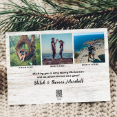 Rustic Travels Photo Collage Home voor de Feestdag Feestdagenkaart