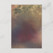 Rustic Tree Branches en Mason Jars bruiloft detail Informatiekaartje (Achterkant)