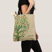 Rustic Tree of Life Teen Goddochter Personalized Tote Bag (Dichtbij)