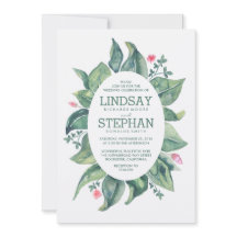 Rustic Tree verlaat bruiloft Laurel Waterverf