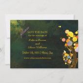 Rustic Tree Wedding Photo Save the Date (Achterkant)