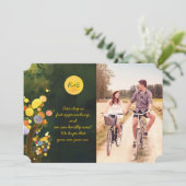 Rustic Tree Wedding Photo Save the Date (Staand voorkant)