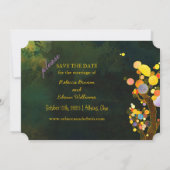 Rustic Tree Wedding Photo Save the Date (Achterkant)