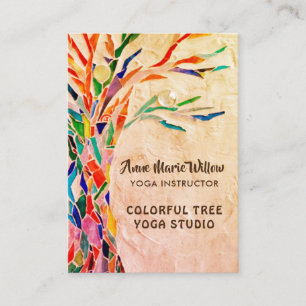 Rustic Tree Yoga Studio-Visitekaartje Visitekaartje