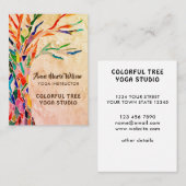 Rustic Tree Yoga Studio-Visitekaartje Visitekaartje (Voorkant / Achterkant)