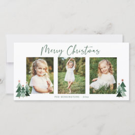 Rustic Trees Modern Kerstfeestdag 3 Foto