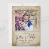 Rustic Trees we doen het op de datum Kaart (Voorkant)