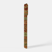 Rustic Tribal Geometric Pattern Earthy Boho Chic iPhone 15 Case (Rechterkant)