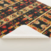Rustic Tribal Southern Print Sherpa Deken (3/4)