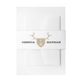 Rustic Trophy Grijze Buik Band Uitnodigingen Wikkel (Voorkant Voorbeeld)