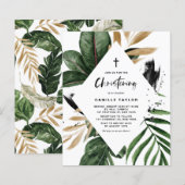 Rustic Tropical Lijst Christening (Voorkant / Achterkant)
