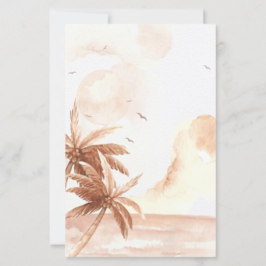 Rustic Tropical Palm (Achterkant)