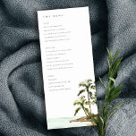 Rustic Tropical Palm Trees Beach Sand Wedding Menu Kaart<br><div class="desc">Neem contact met mij op via yellowfebstudio@gmail.com voor meer aanpassingen of andere overeenkomende objecten.</div>