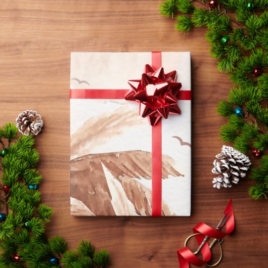 Rustic Tropical Palms Cadeaupapier (Feestdagen Geschenken)