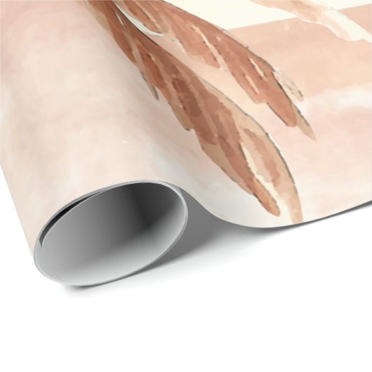 Rustic Tropical Palms Cadeaupapier (Rol Hoek)