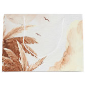 Rustic Tropical Palms Groot Cadeauzakje (Voorkant)