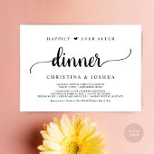 Rustic Trouw Elopement Happily Ever After Diner Kaart