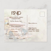  Rustic Truck Reception Dinner RSVP Entree Uitnodiging Briefkaart (Achterkant)