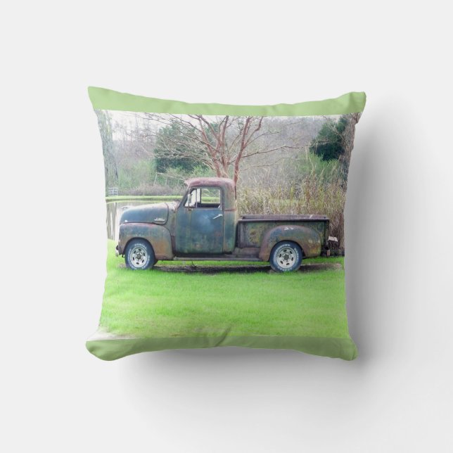 Rustic Truck Sierkussen (Voorkant)