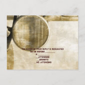 Rustic Truck Westerne Land Boerderij bruiloft RSVP Uitnodiging Briefkaart (Achterkant)