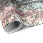 Rustic Truck  White Grey Retro Disted Cadeaupapier (Rol Hoek)