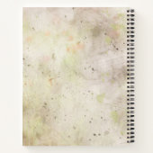 Rustic Truck Wildbloemen Waterverf  Bridal Notitieboek (Achterkant)