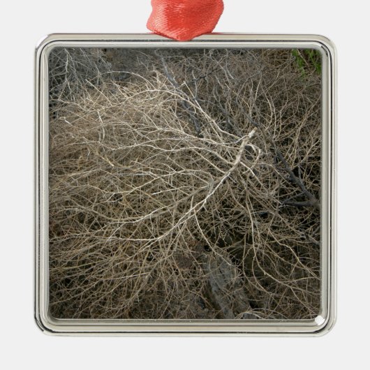 Rustic Tumbleweed Metalen Ornament (Voorkant)