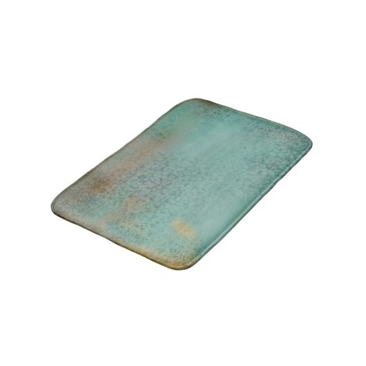 Rustic Turquoise Antiek druk Badmat (Gekanteld)
