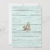 Rustic Turquoise Country Western Boots Pet Kaart (Achterkant)