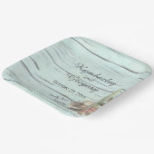 Rustic Turquoise Country Western Boots Pet Papieren Bordje (Gebogen)